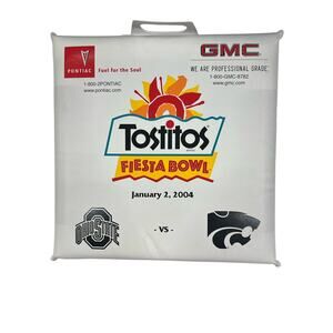 Vintage 2004 Promotional Tostitos Fiesta Bowl Cushion
